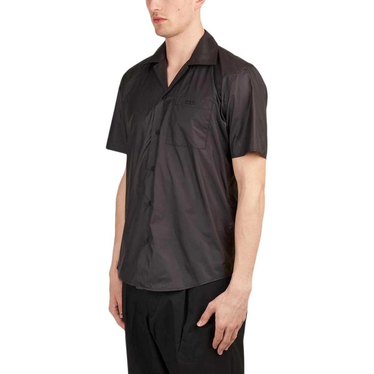032c Bowling Shirt (Schwarz) - Allike Store