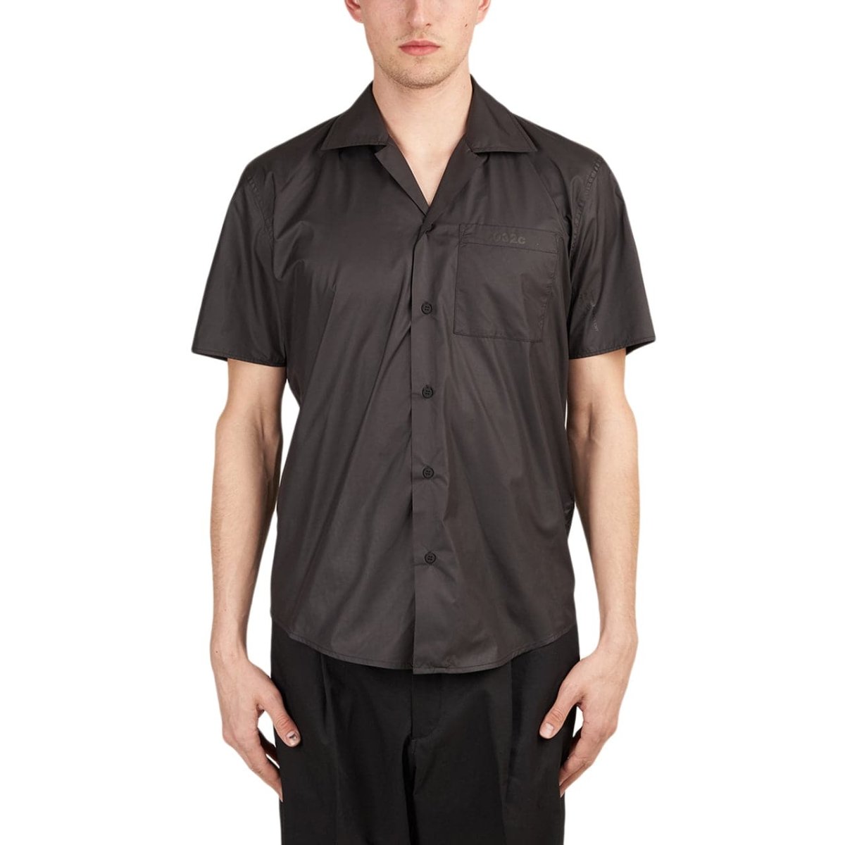 032c Bowling Shirt (Schwarz) - Allike Store
