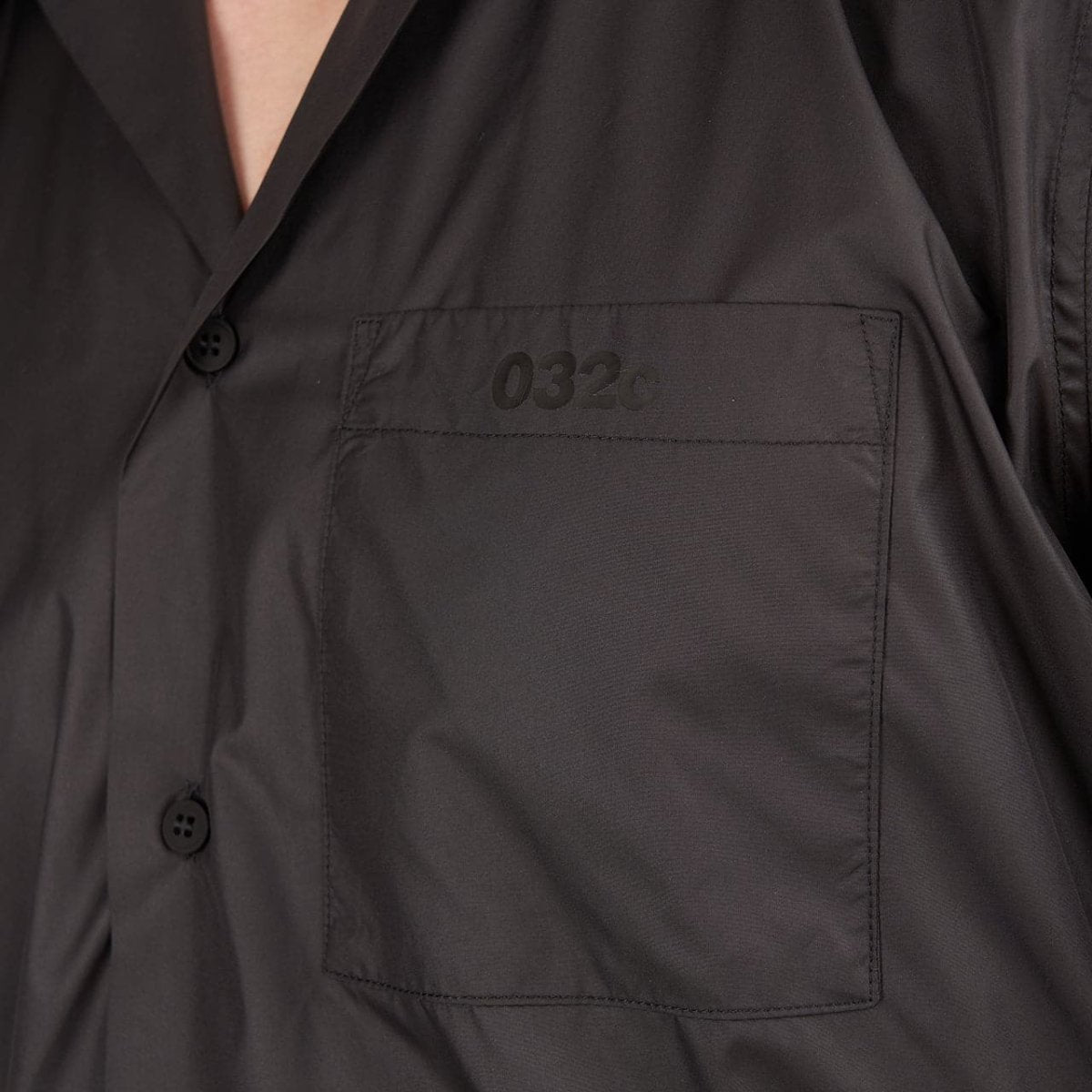 032c Bowling Shirt (Schwarz) - Allike Store
