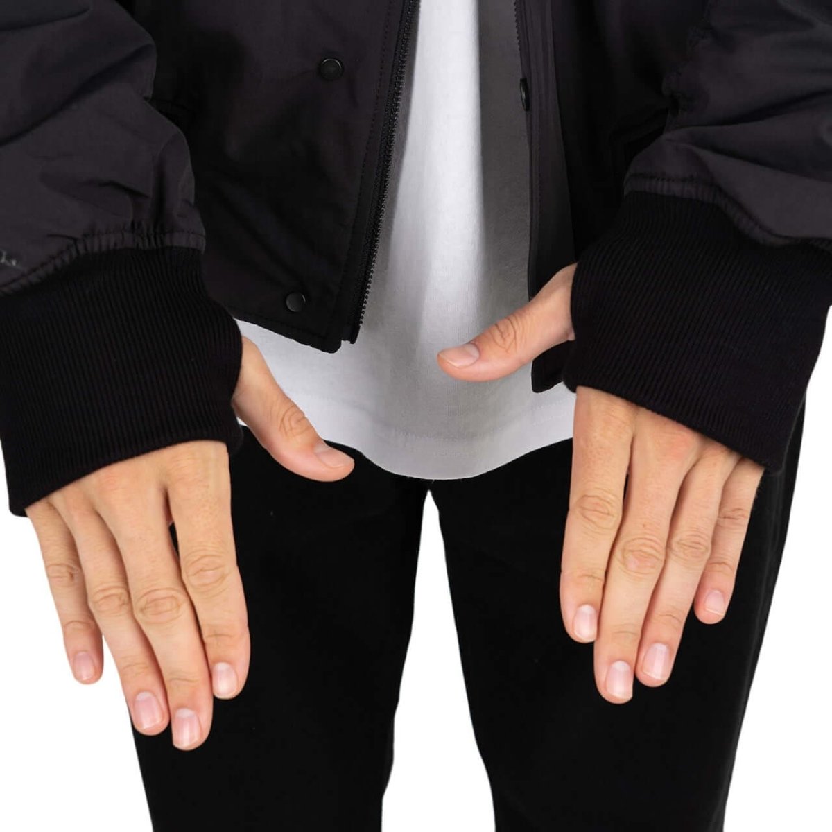 032c "Guilty" Classic Bomber Jacket (Schwarz) - Allike Store