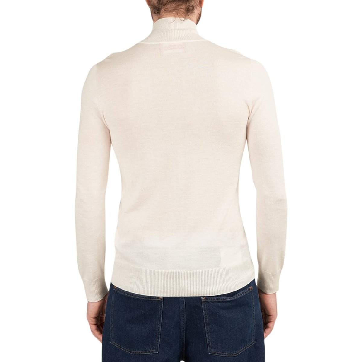032c Logo Turtleneck (Weiss) - Allike Store