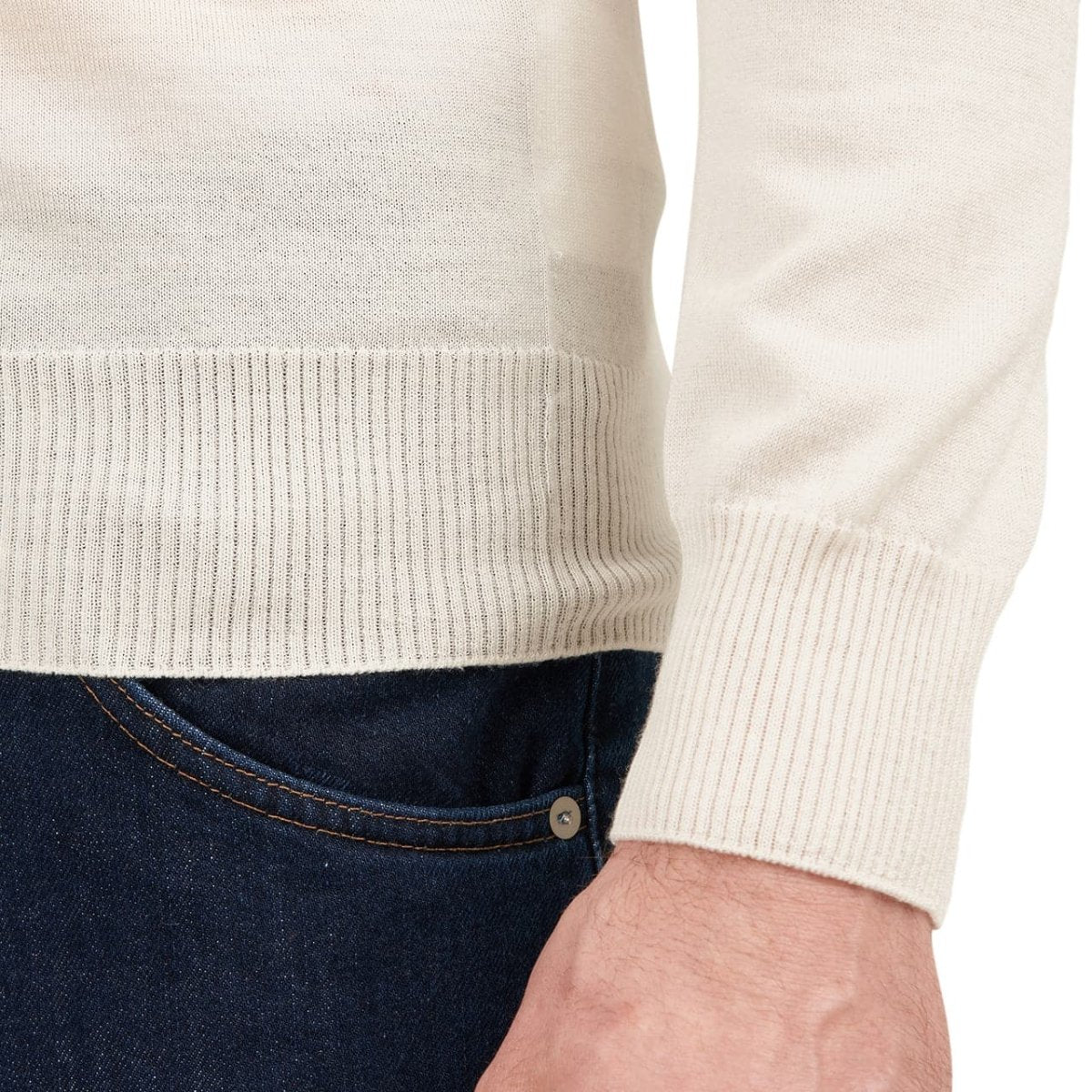 032c Logo Turtleneck (Weiss) - Allike Store