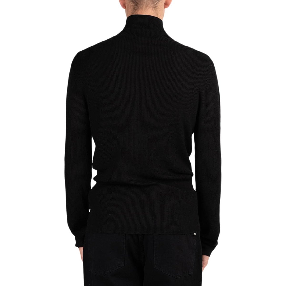 032c Seamless Turtleneck (Schwarz) - Allike Store