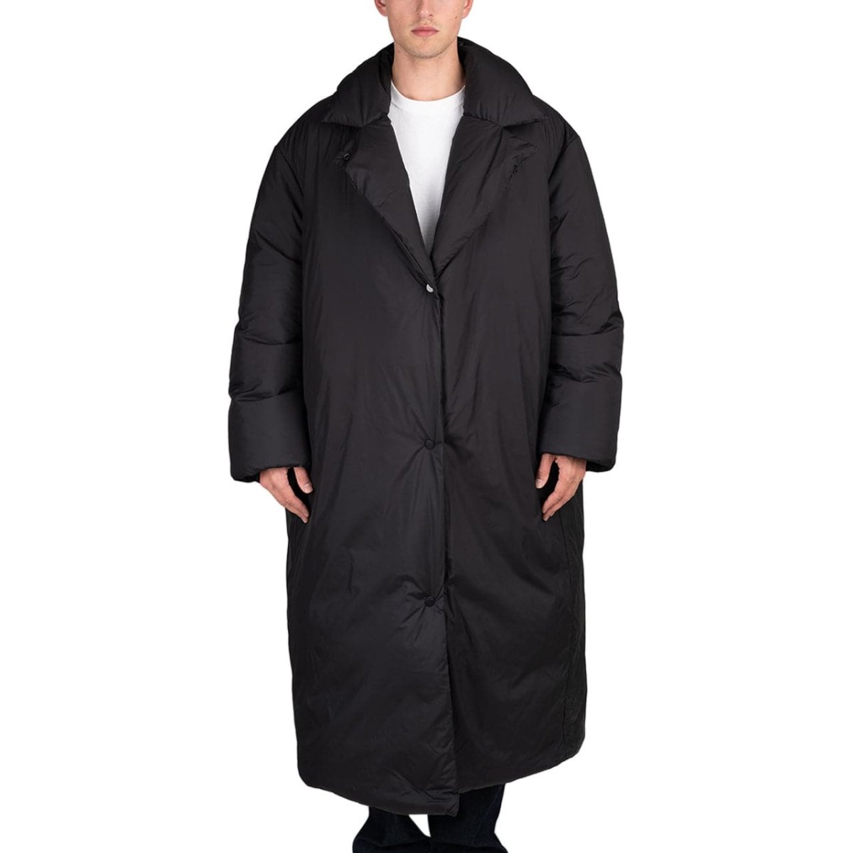 032c The H.M.S. Puffer Coat (Schwarz)  - Allike Store