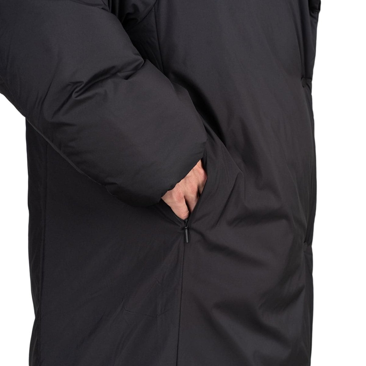 032c The H.M.S. Puffer Coat (Schwarz)  - Allike Store