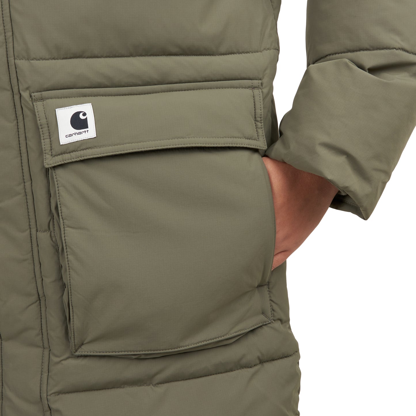 Carhartt WIP W' Erie Coat (Oliv) - Allike Store