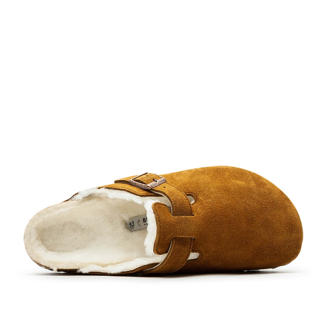 Birkenstock Boston Shearling Suede Leather (Braun) - Allike Store