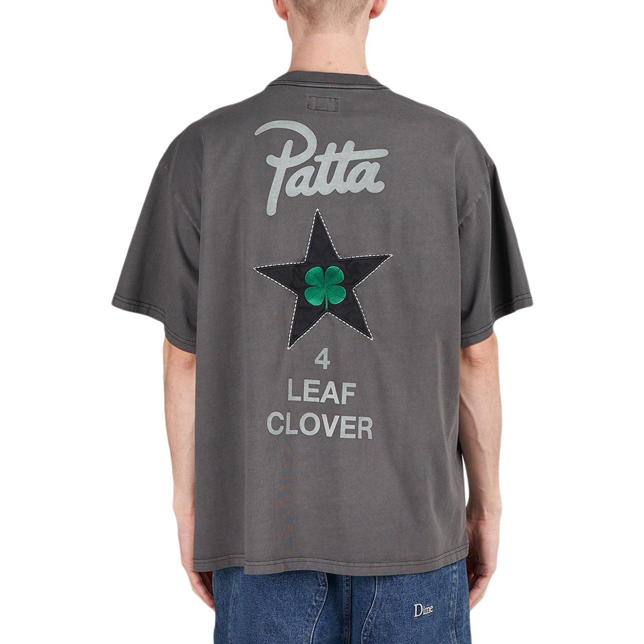 Converse x Patta Four-Leaf Clover Short Sleeve Shirt (Grau) - Allike Store