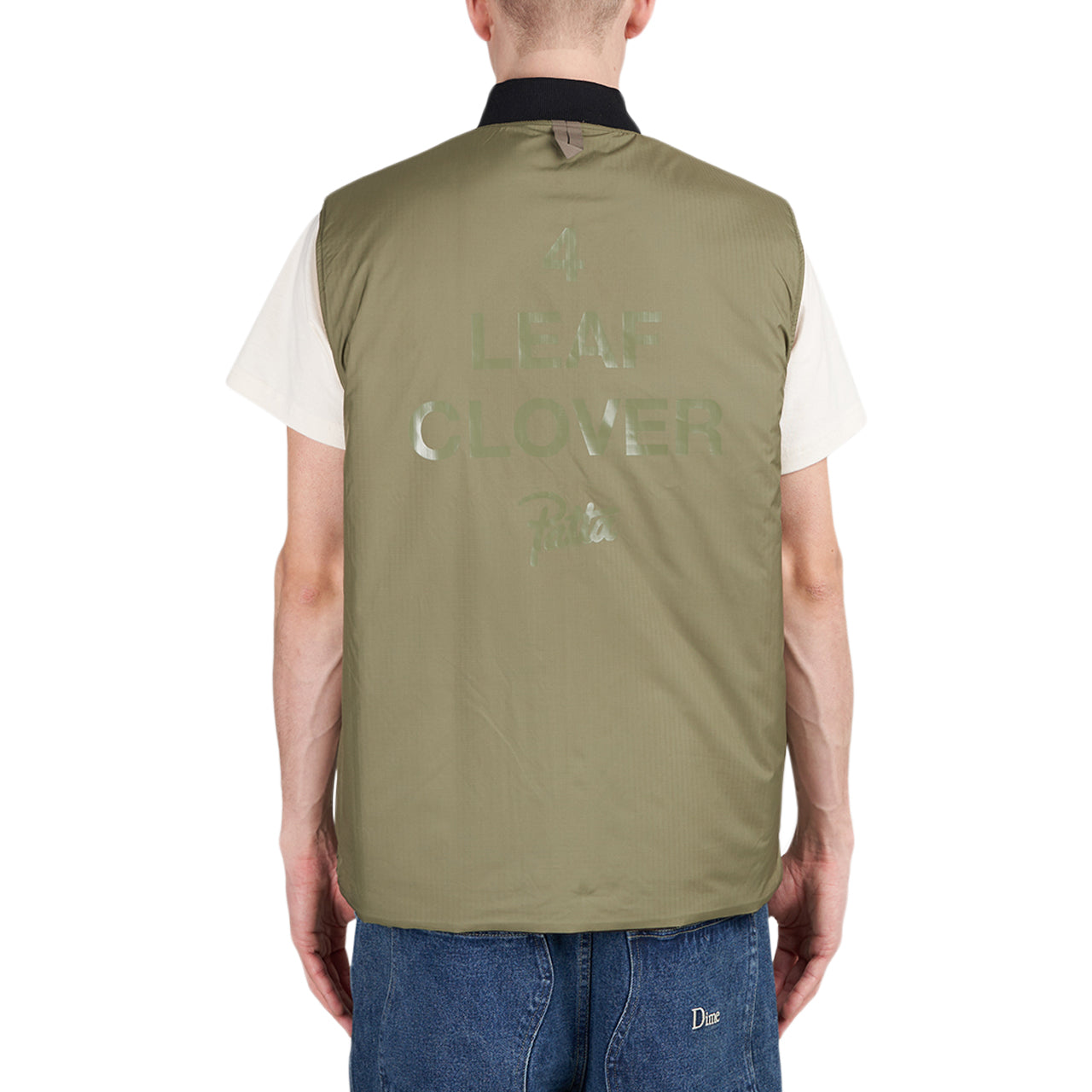 Converse x Patta Four-Leaf Clover Utility Reversible Padded Vest (Braun) - Allike Store