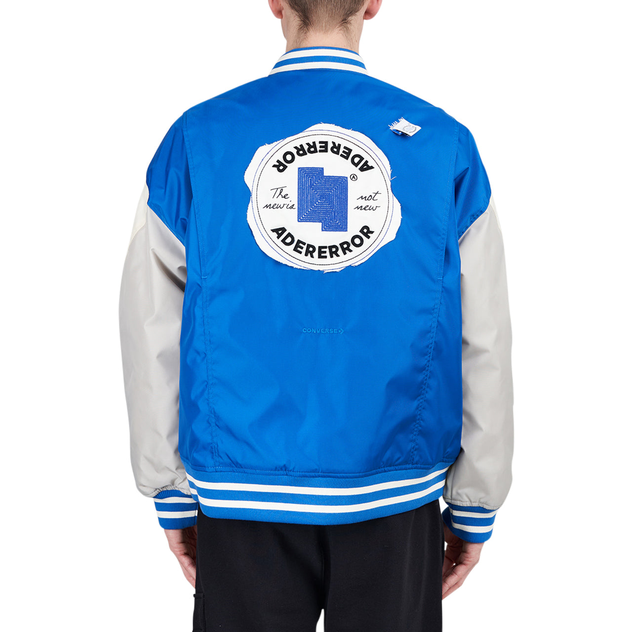 Converse x ADER ERROR Shapes Varsity Jacket (Blau / Creme) - Allike Store