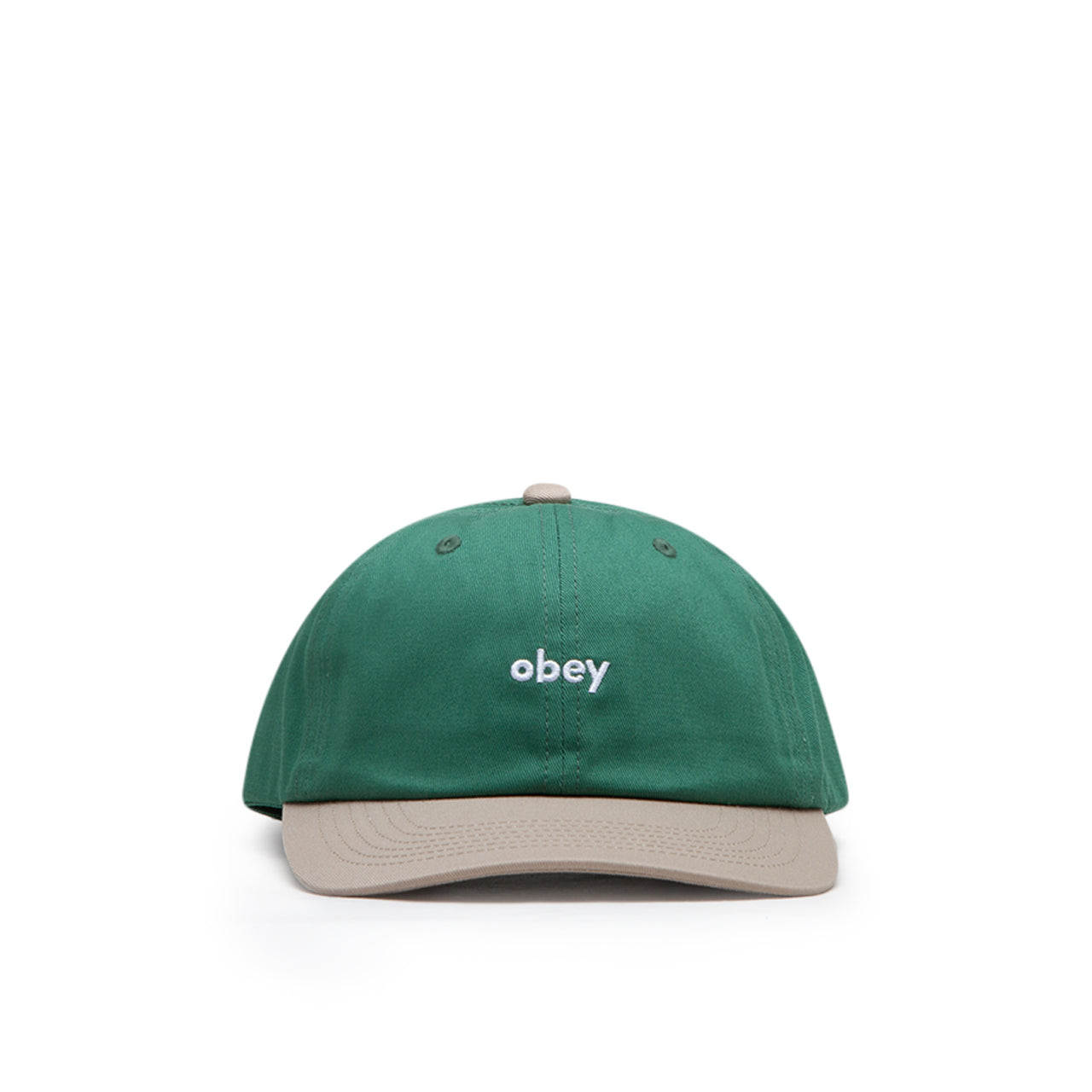 Obey Benny VI Panel Snapback Cap (Grün / Beige) - Allike Store