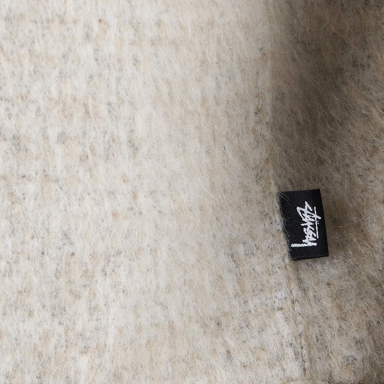 Stüssy Speckled Wool CPO Shirt (Beige) - Allike Store