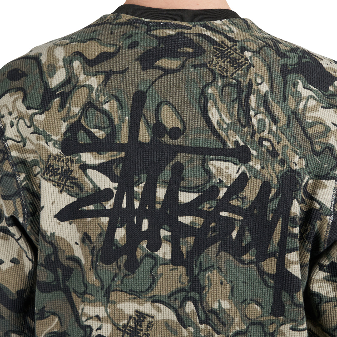 Stüssy Basic Stock LS Thermal (Camo) - Allike Store