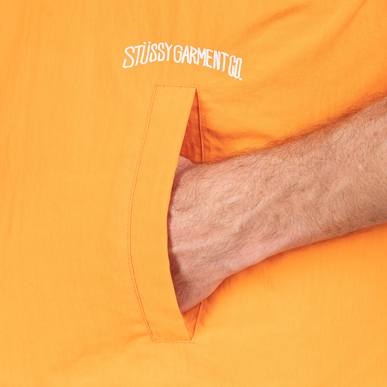 Stüssy Reversible Down Workgear Vest (Oliv / Orange) - Allike Store