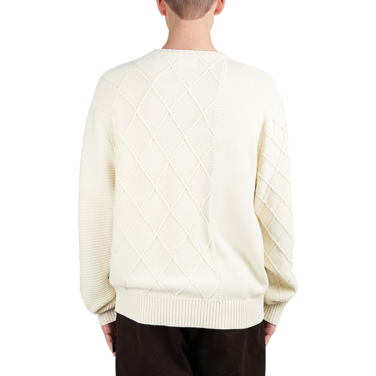 Stüssy Patchwork Sweater (Beige)  - Allike Store