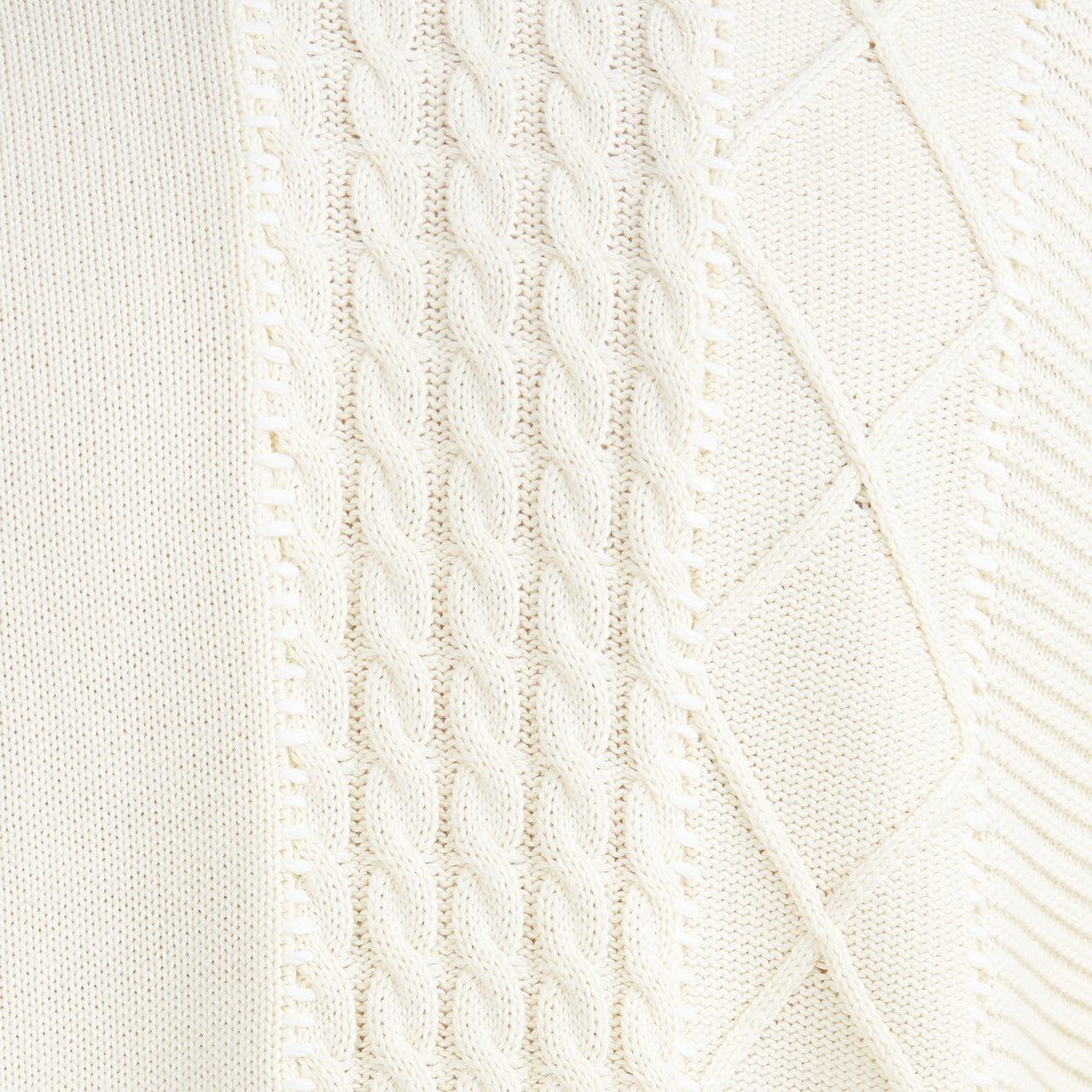 Stüssy Patchwork Sweater (Beige) - Allike Store