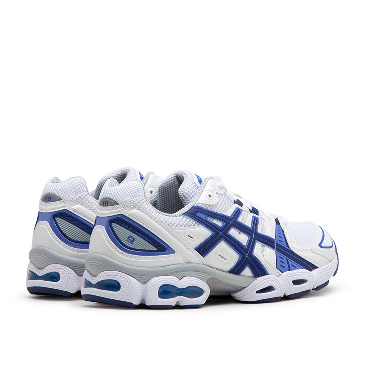 Asics Gel-Nimbus 9 (Weiß / Blau) - Allike Store