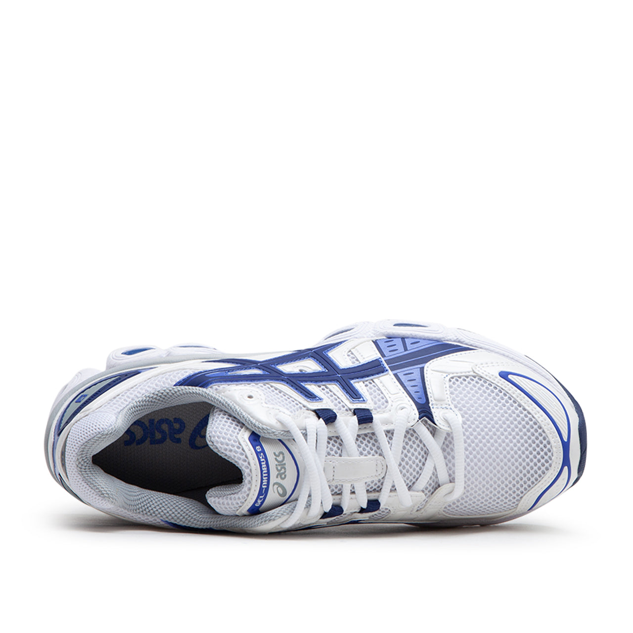 Asics Gel-Nimbus 9 (Weiß / Blau) - Allike Store