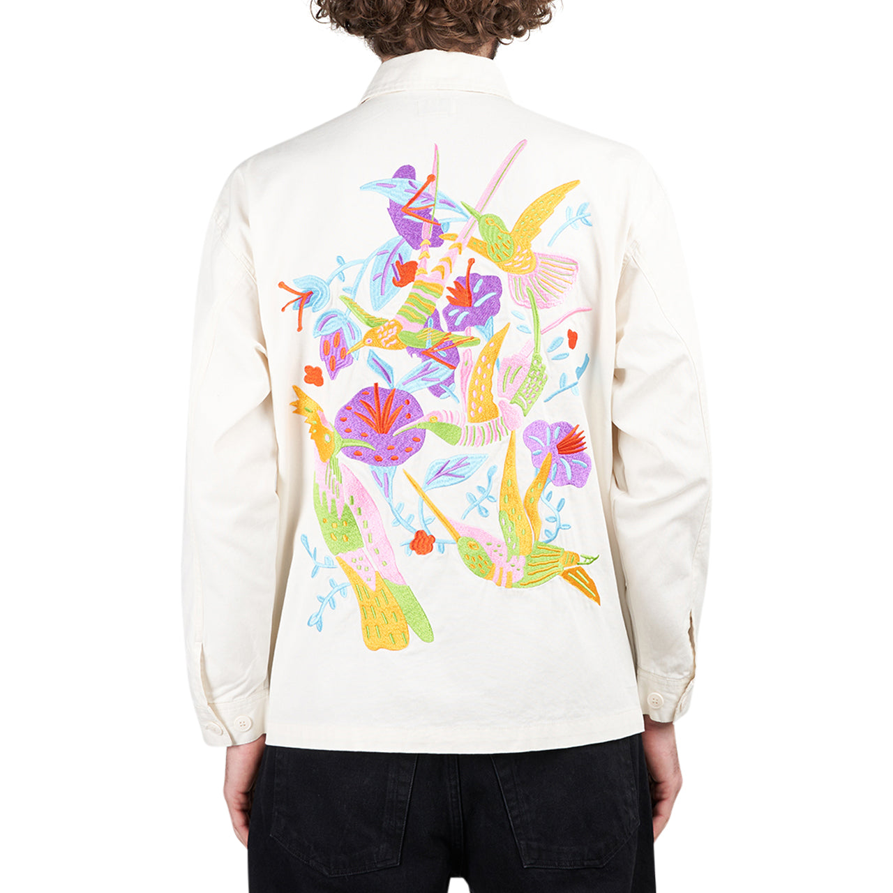 Obey Contrast Shirt Jacket (Beige) - Allike Store
