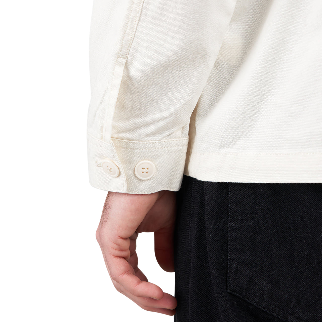 Obey Contrast Shirt Jacket (Beige) - Allike Store