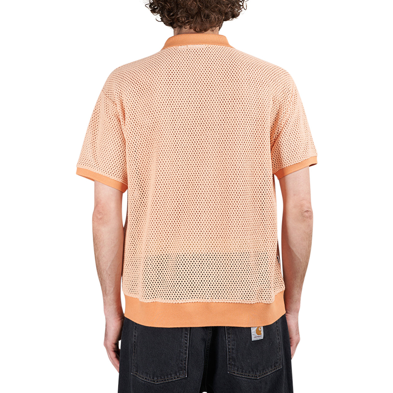 Obey Grove Button-Up Polo (Orange) - Allike Store