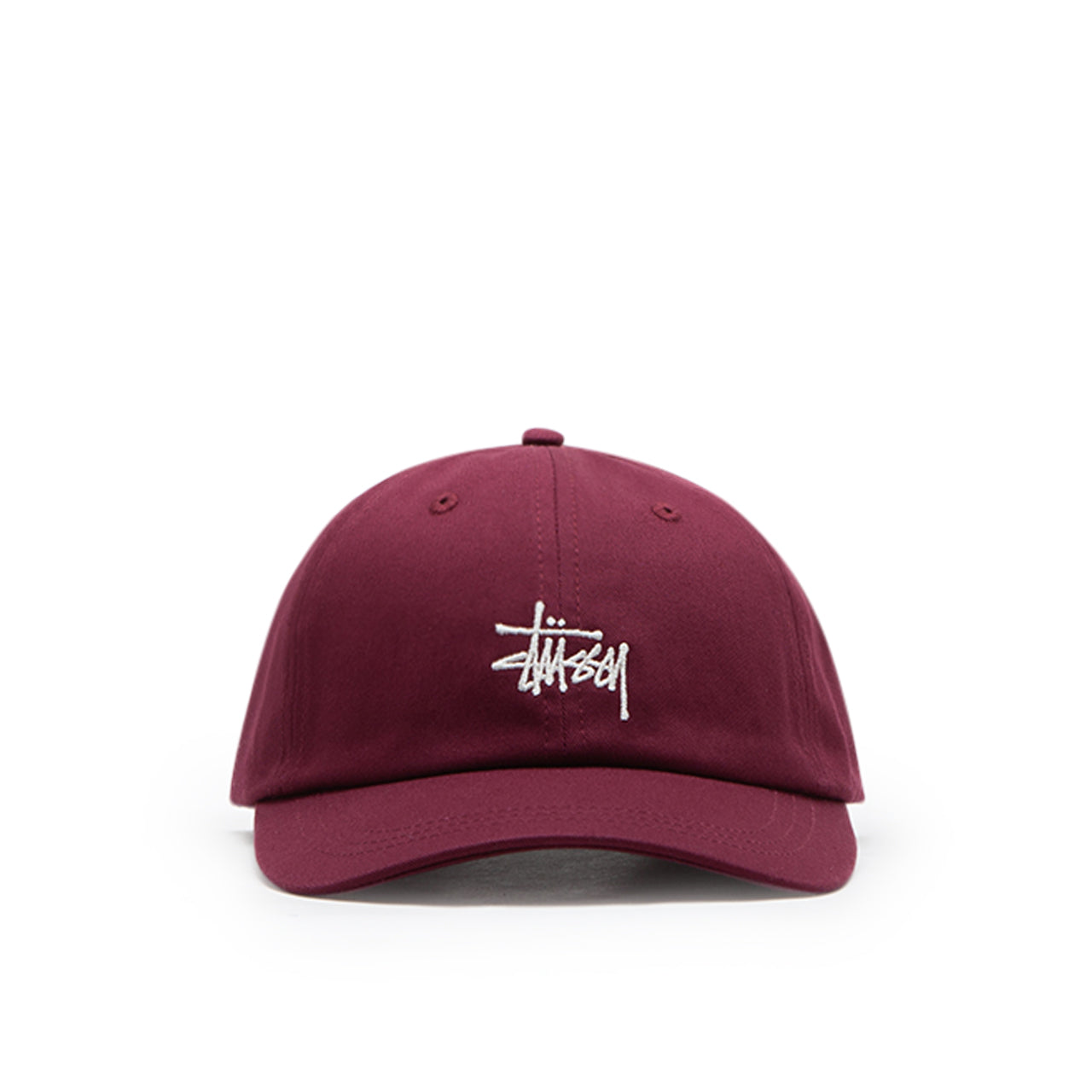Stüssy Basic Stock Low Pro Cap (Burgund) - Allike Store