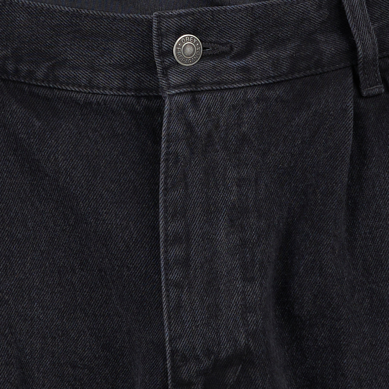 Obey Fubar Pleated Denim (Schwarz) - Allike Store