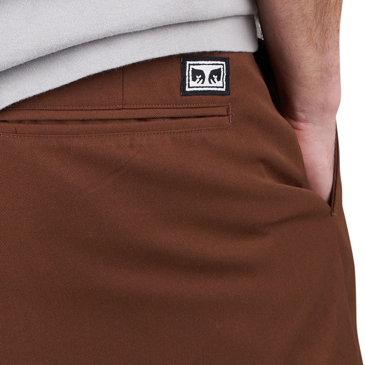 Obey Fubar Pleated Pant (Braun) - Allike Store
