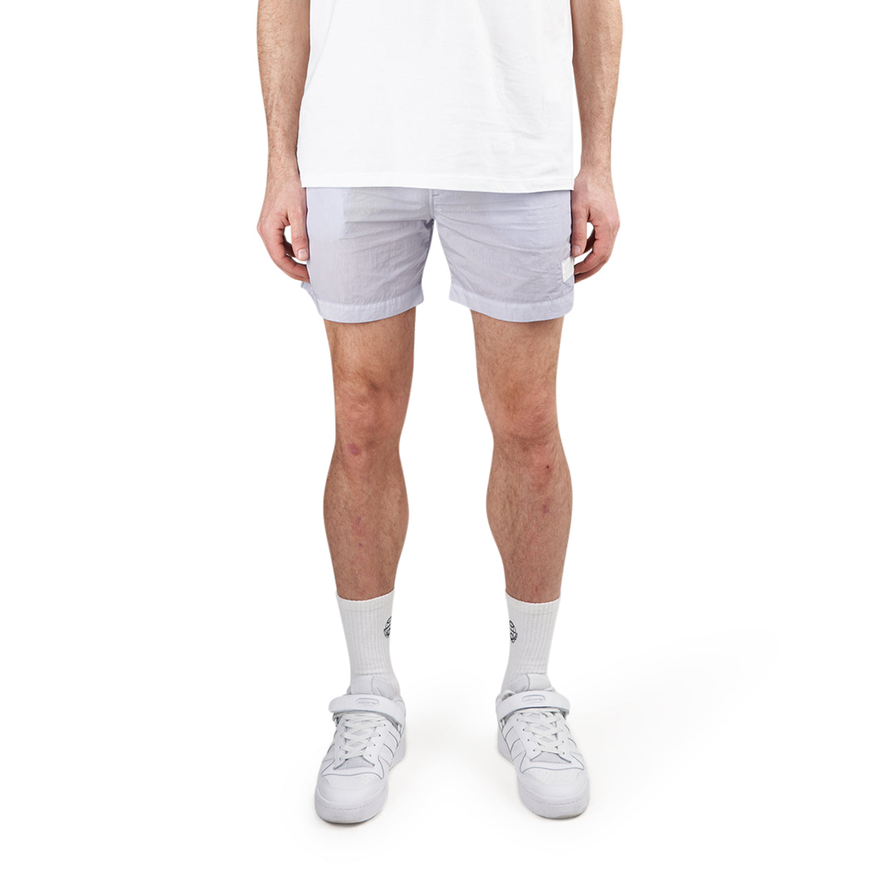C.P. Company Eco-Chrome R Short Logo Swim Shorts (Hellblau) - Allike Store