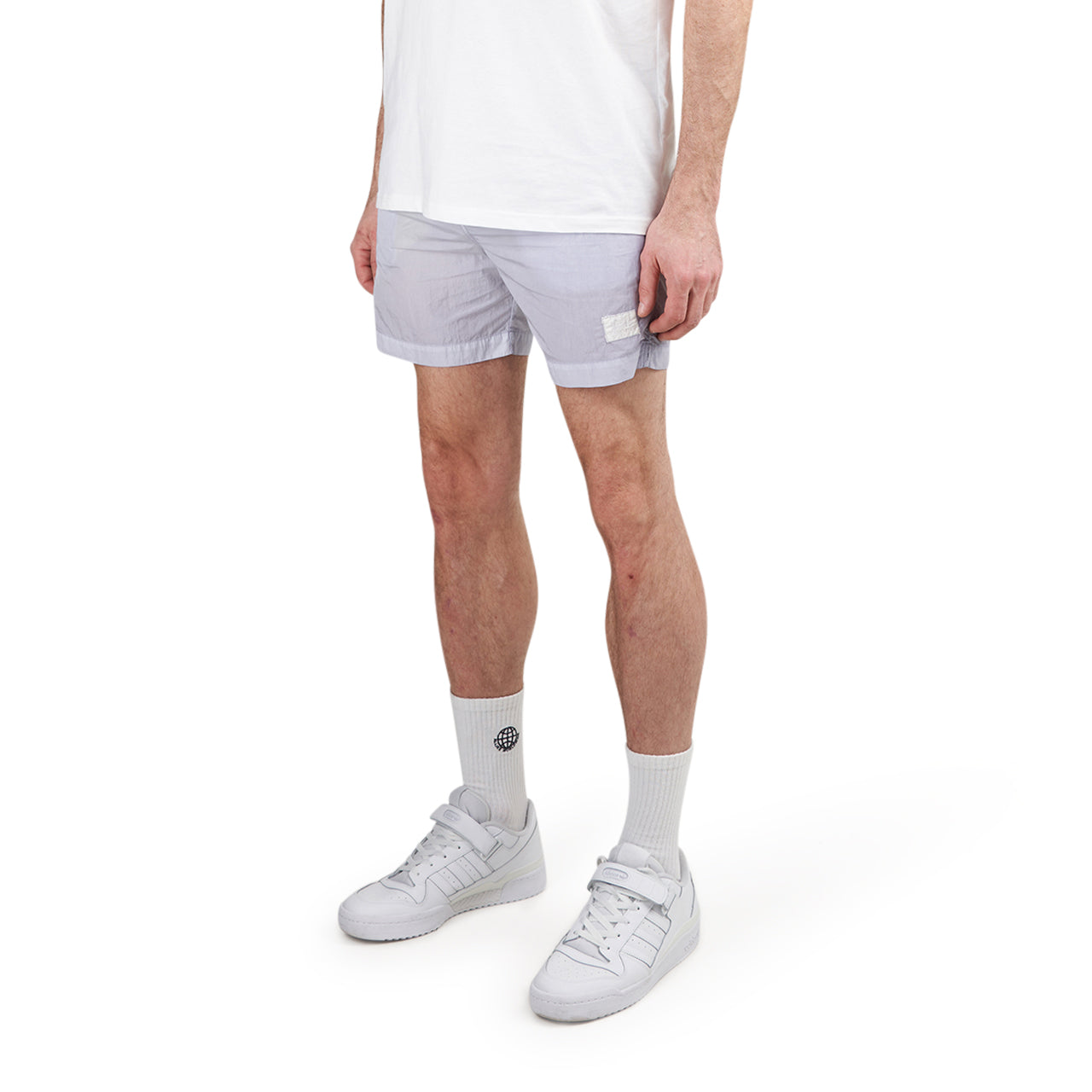 C.P. Company Eco-Chrome R Short Logo Swim Shorts (Hellblau) - Allike Store