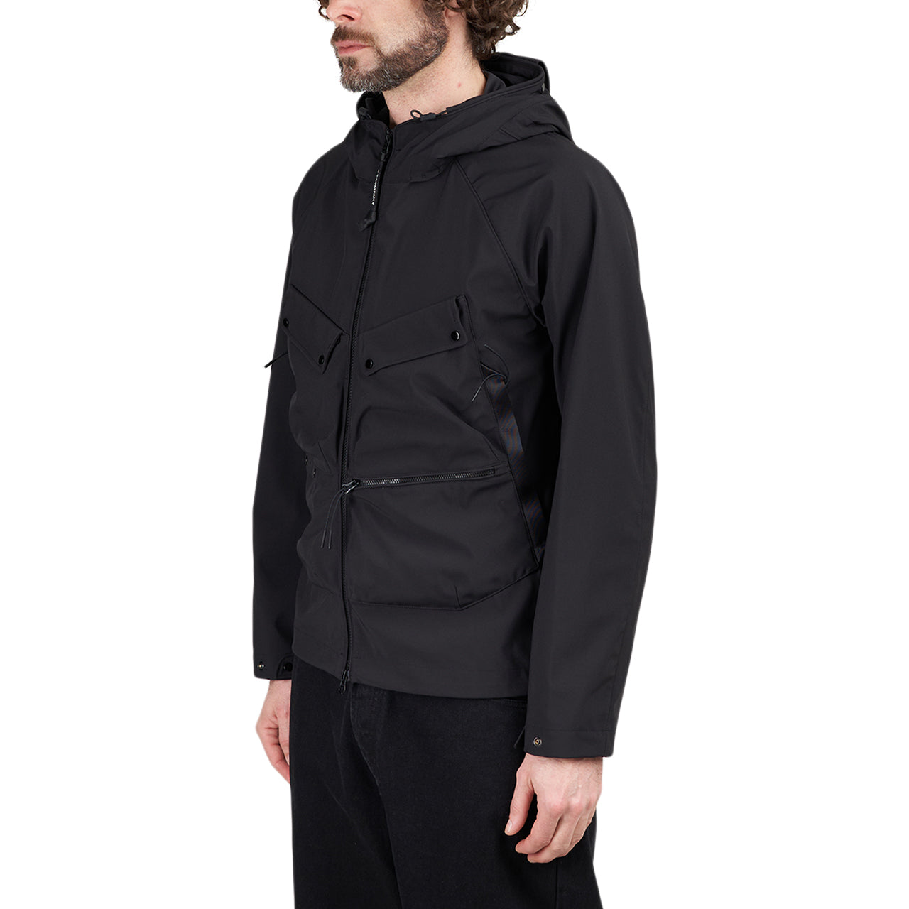C.P. Company Shell-R Goggle Jacket (Schwarz) - Allike Store
