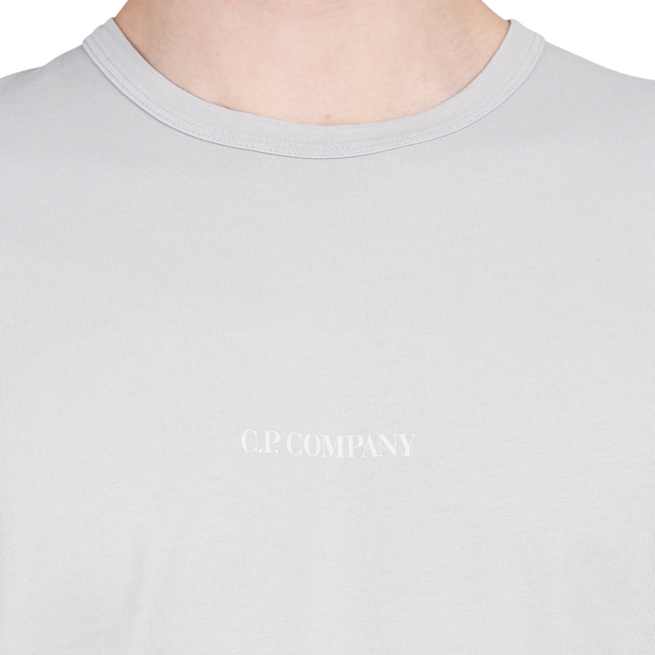 C.P. Company 24/1 Jersey Relaxed Fit T-Shirt (Hellgrau) - Allike Store