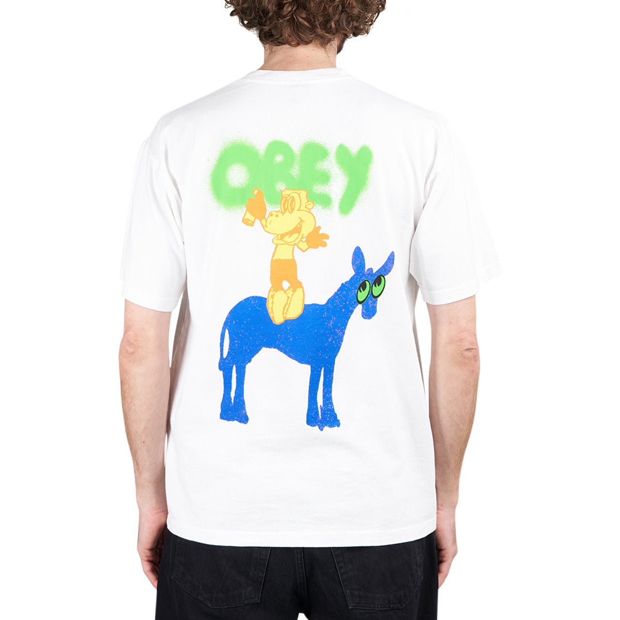 Obey Donkey T-Shirt (Weiß) - Allike Store