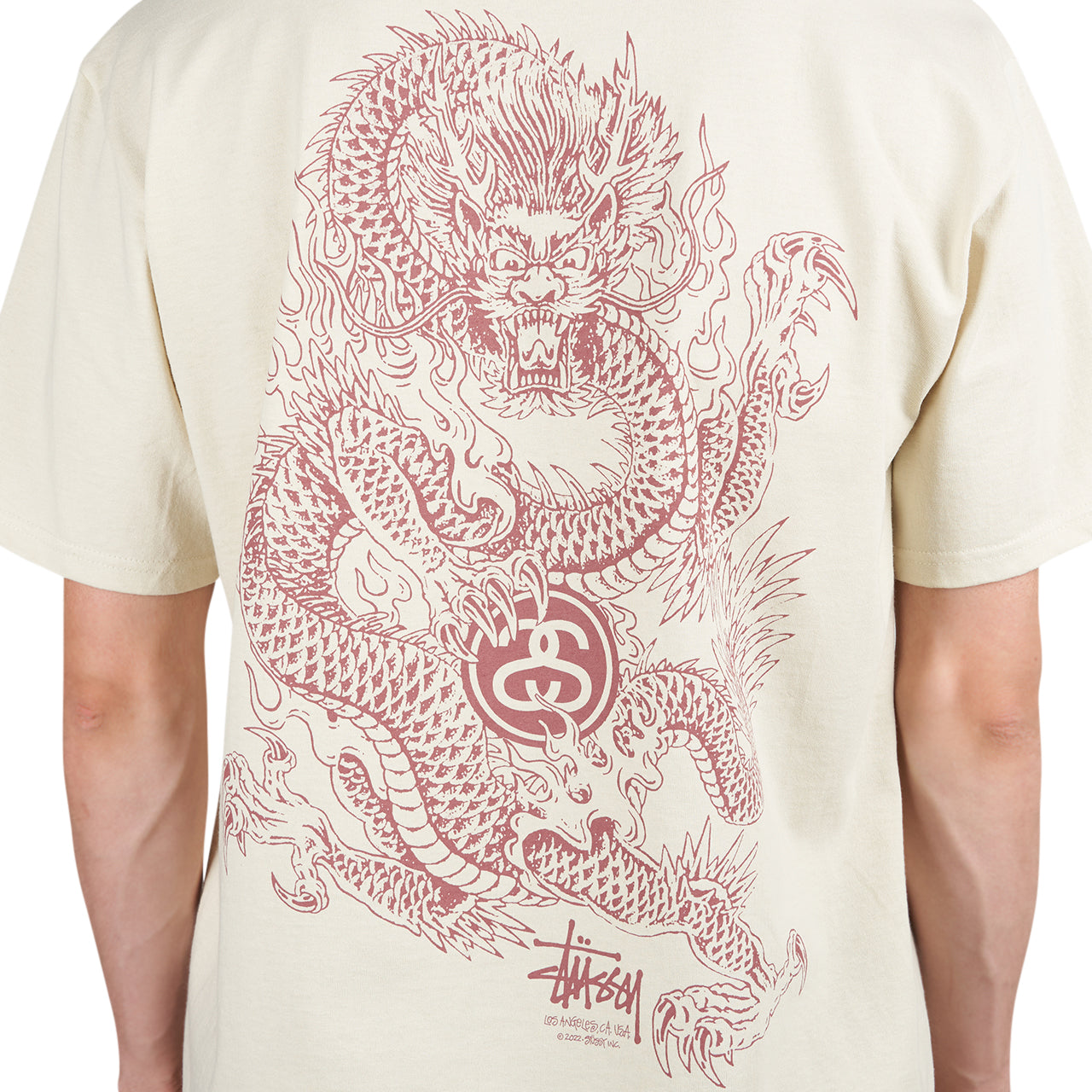 Stüssy Dragon Tee (Beige / Rot) - Allike Store