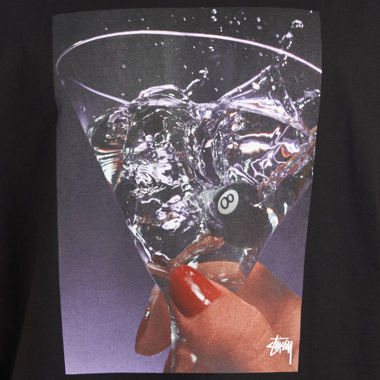 Stüssy Martini Tee (Schwarz) - Allike Store