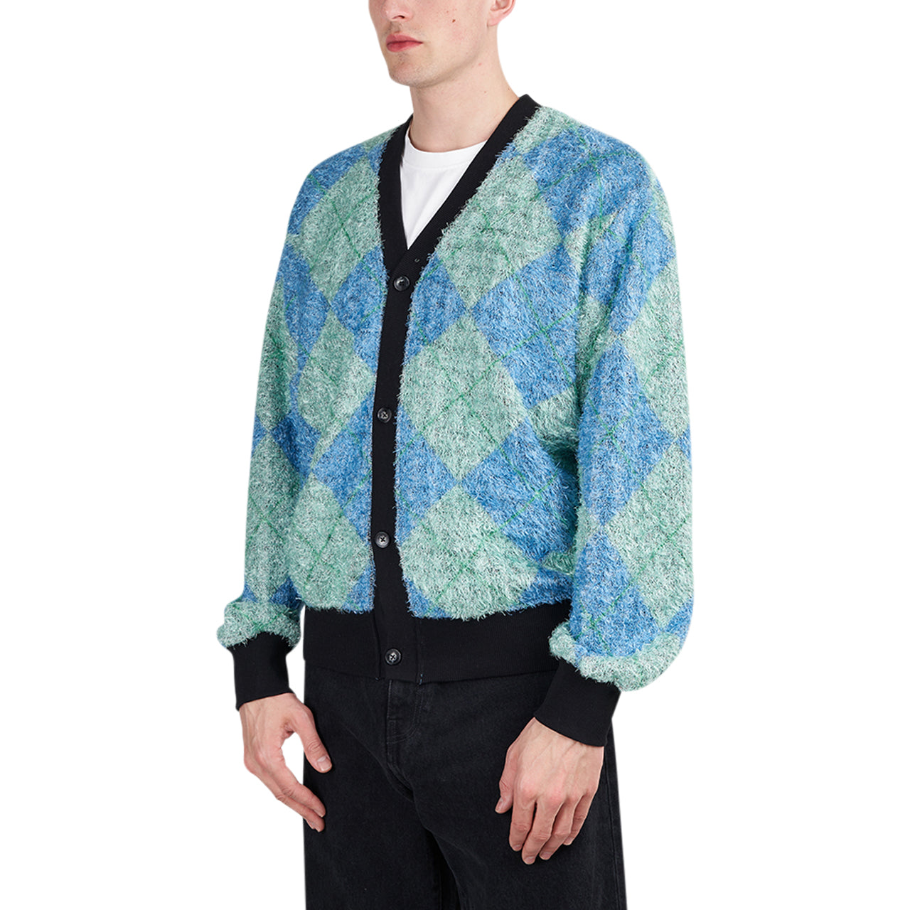 Pleasures Rev Cardigan (Grün / Blau / Schwarz) - Allike Store
