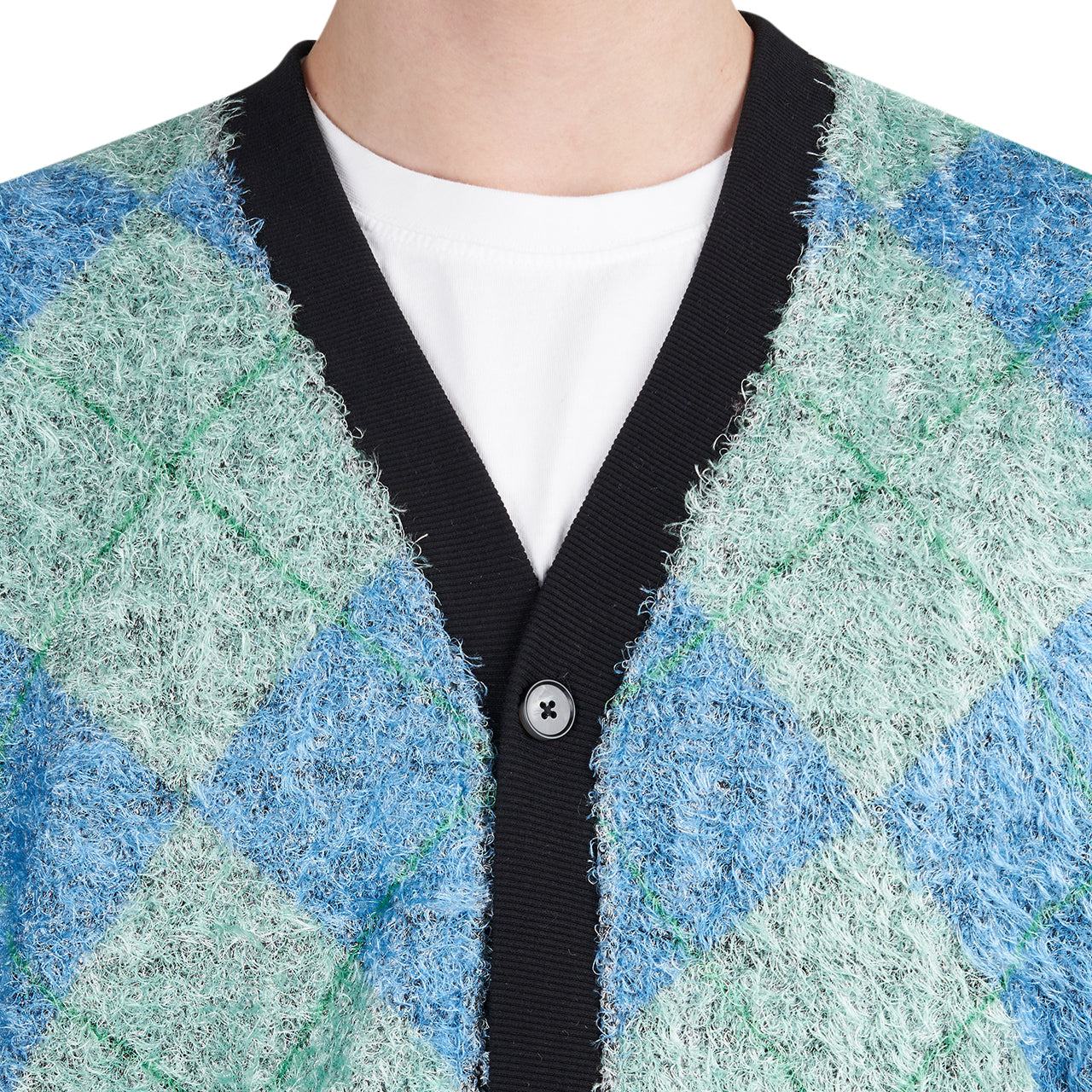Pleasures Rev Cardigan (Grün / Blau / Schwarz) - Allike Store