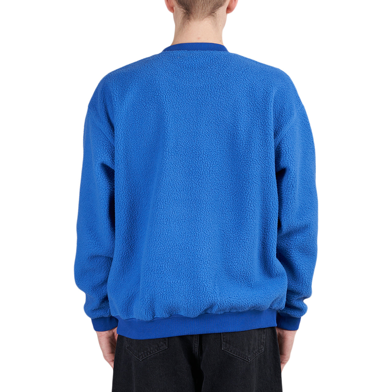 Pleasures Mars Sherpa Crewneck (Blau)  - Allike Store