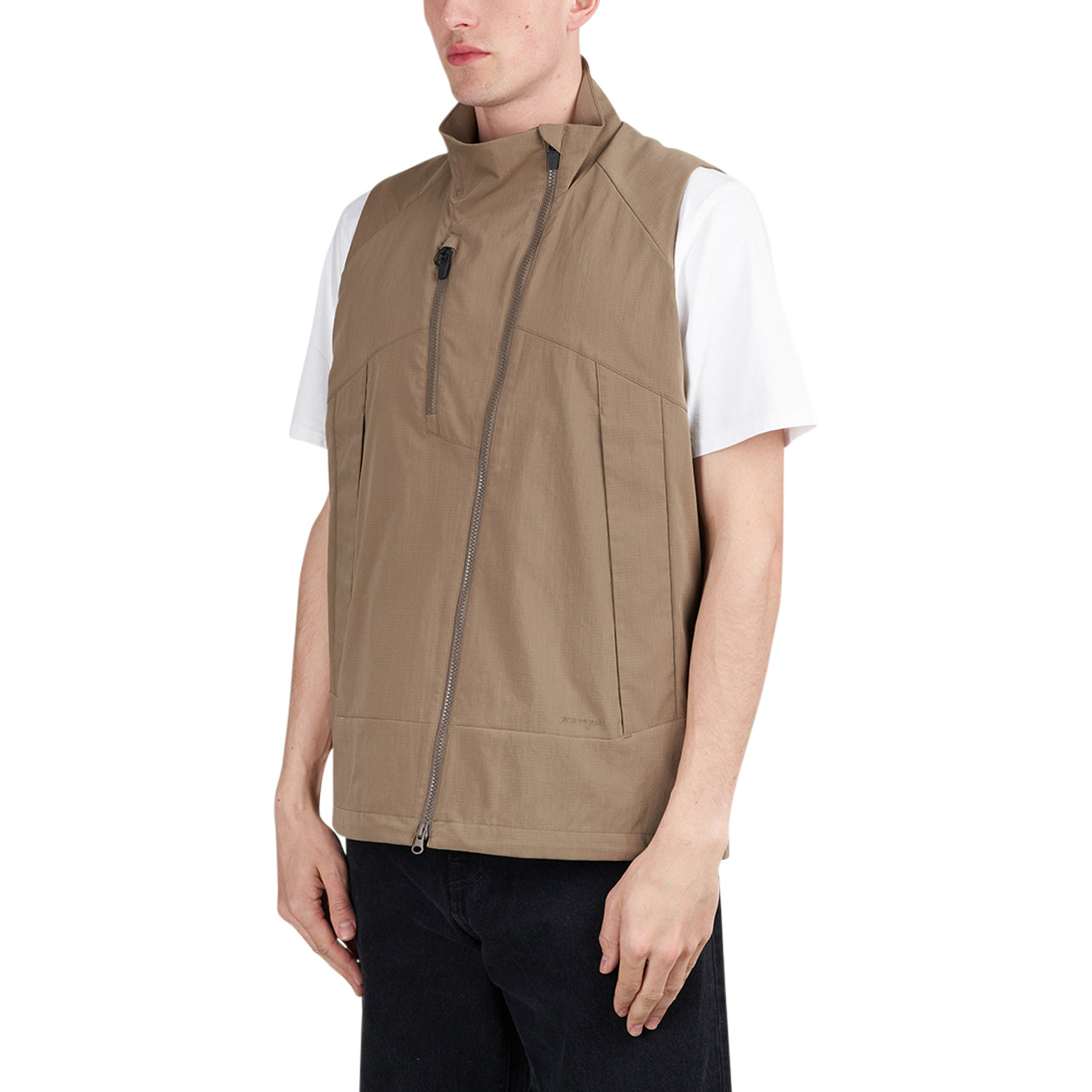 Snow Peak Fire Resistant Stretch Vest (Oliv) - Allike Store