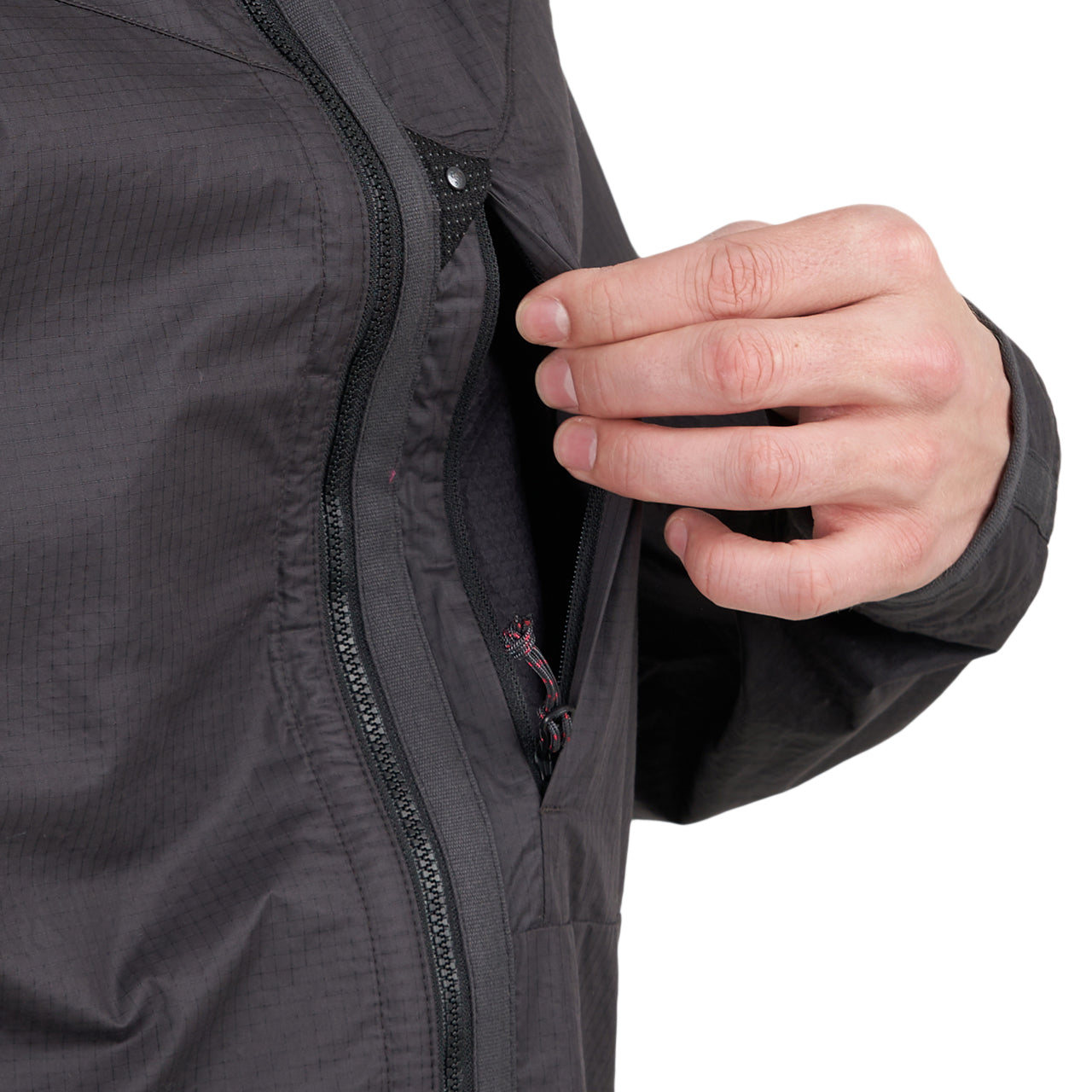 Klättermusen Ansur Wind Jacket (Schwarz) - Allike Store