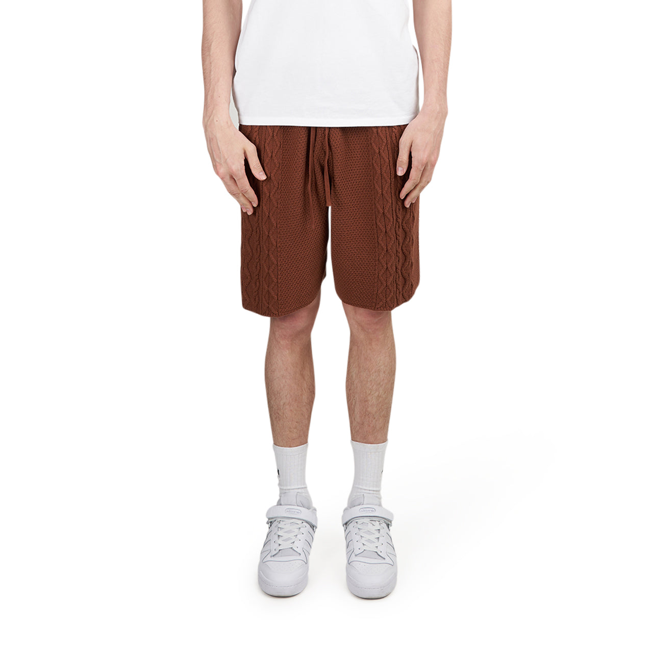 Pleasures Sucre Knit Shorts (Braun)  - Allike Store