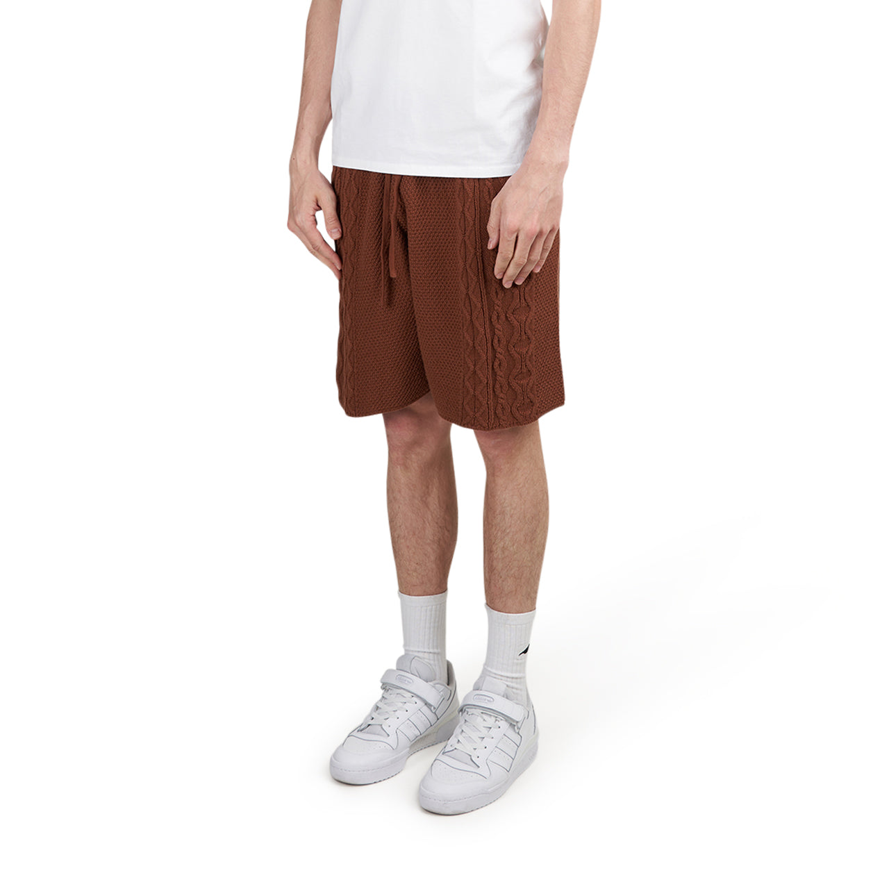 Pleasures Sucre Knit Shorts (Braun) - Allike Store