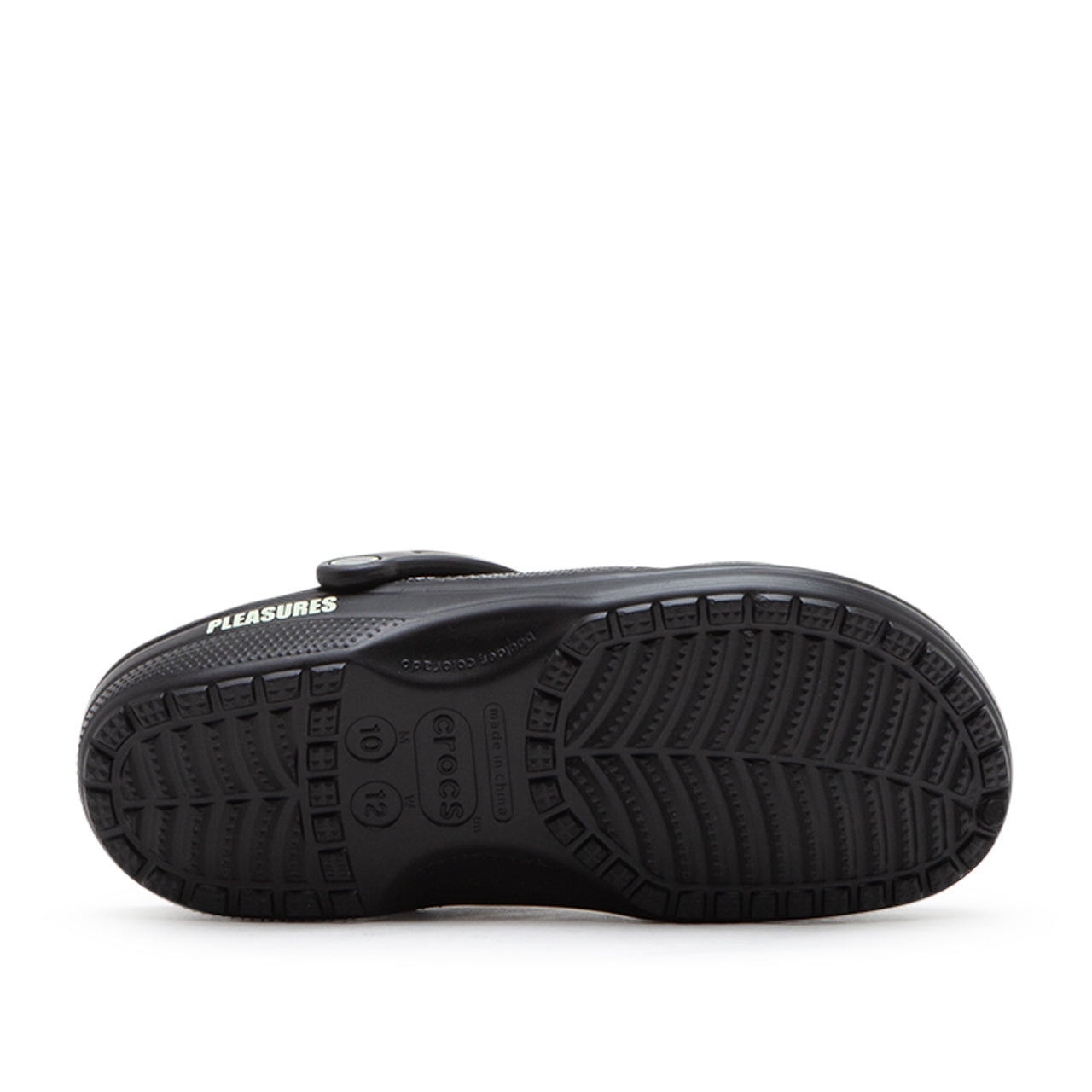 Crocs x Pleasures Classic Clog "Skeleton" (Schwarz) - Allike Store
