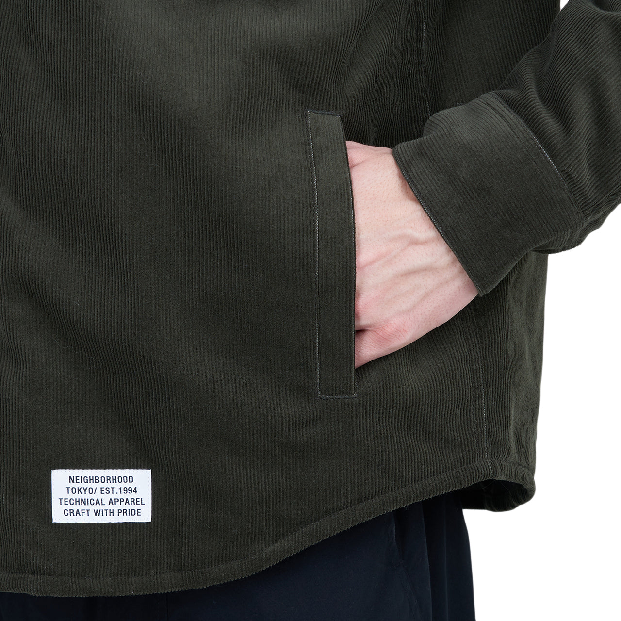 Neighborhood Cord Western Jacket (Grün) - Allike Store