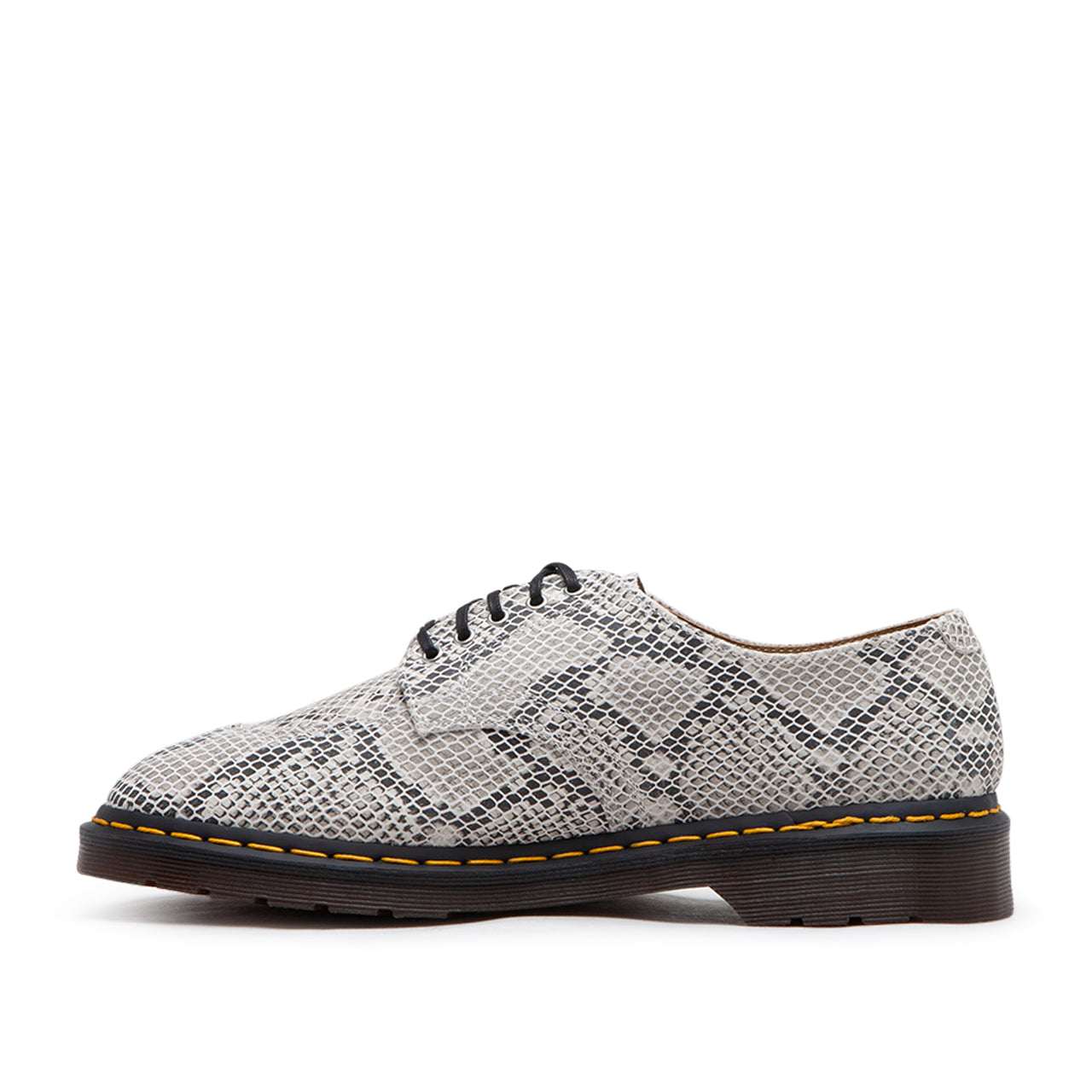 Dr. Martens 2046 Python Print Suede (Beige / Schwarz) - Allike Store