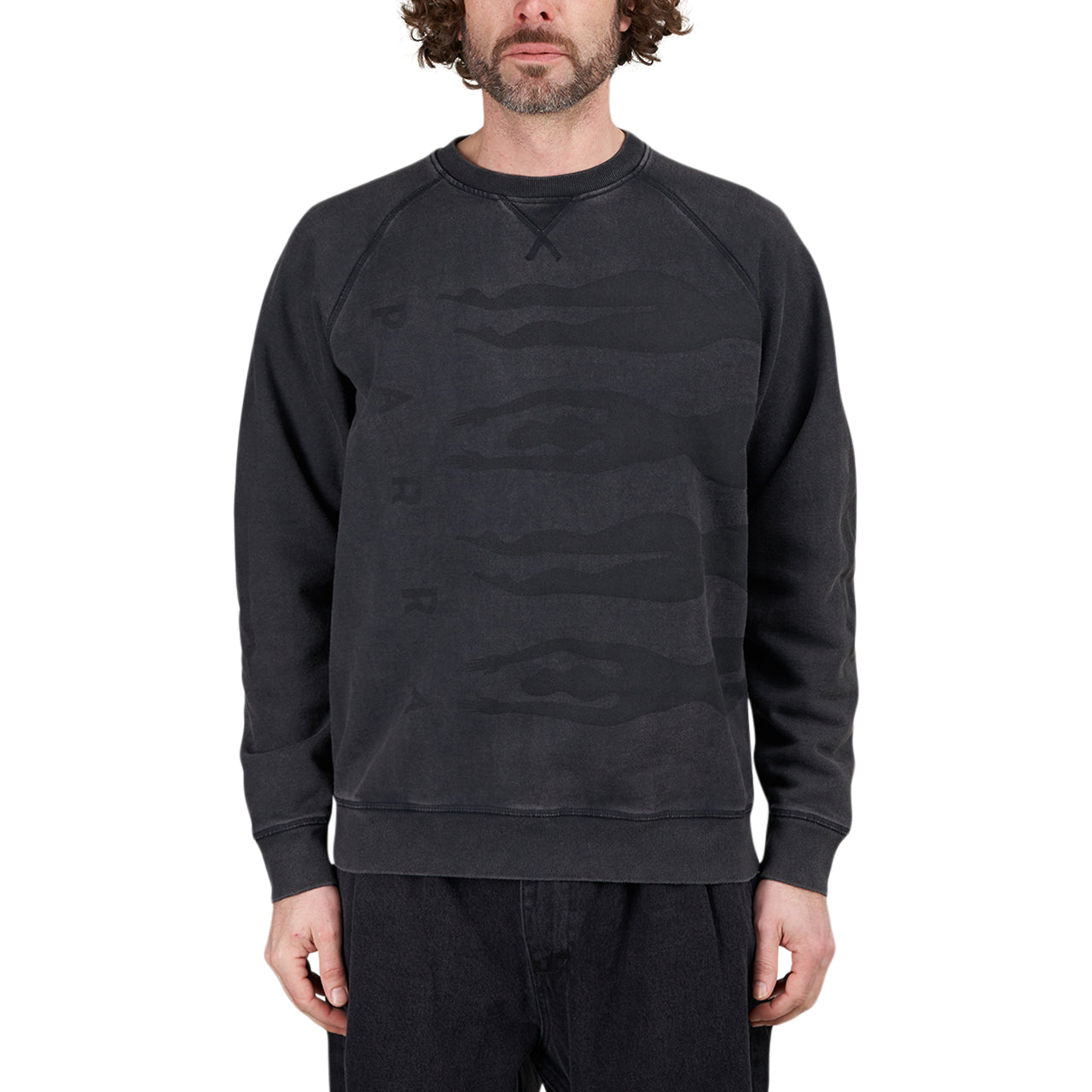 Parra Swimming With Pets Crew Neck Sweatshirt (Grau) - Allike Store