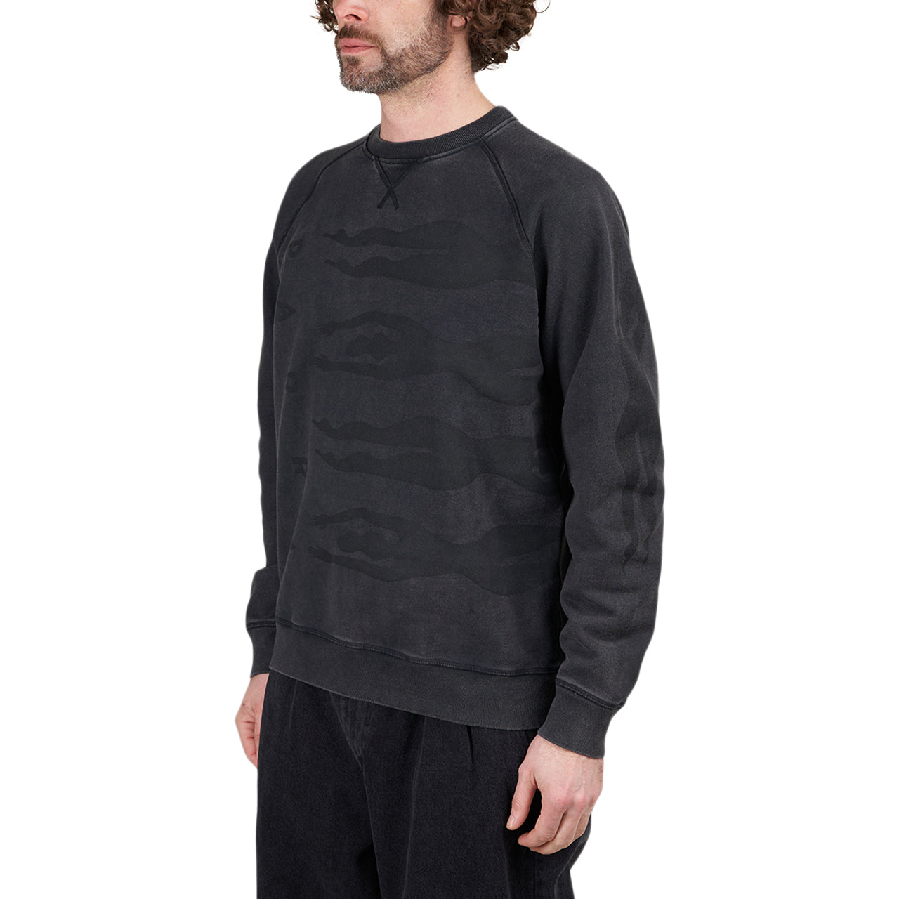 Parra Swimming With Pets Crew Neck Sweatshirt (Grau) - Allike Store