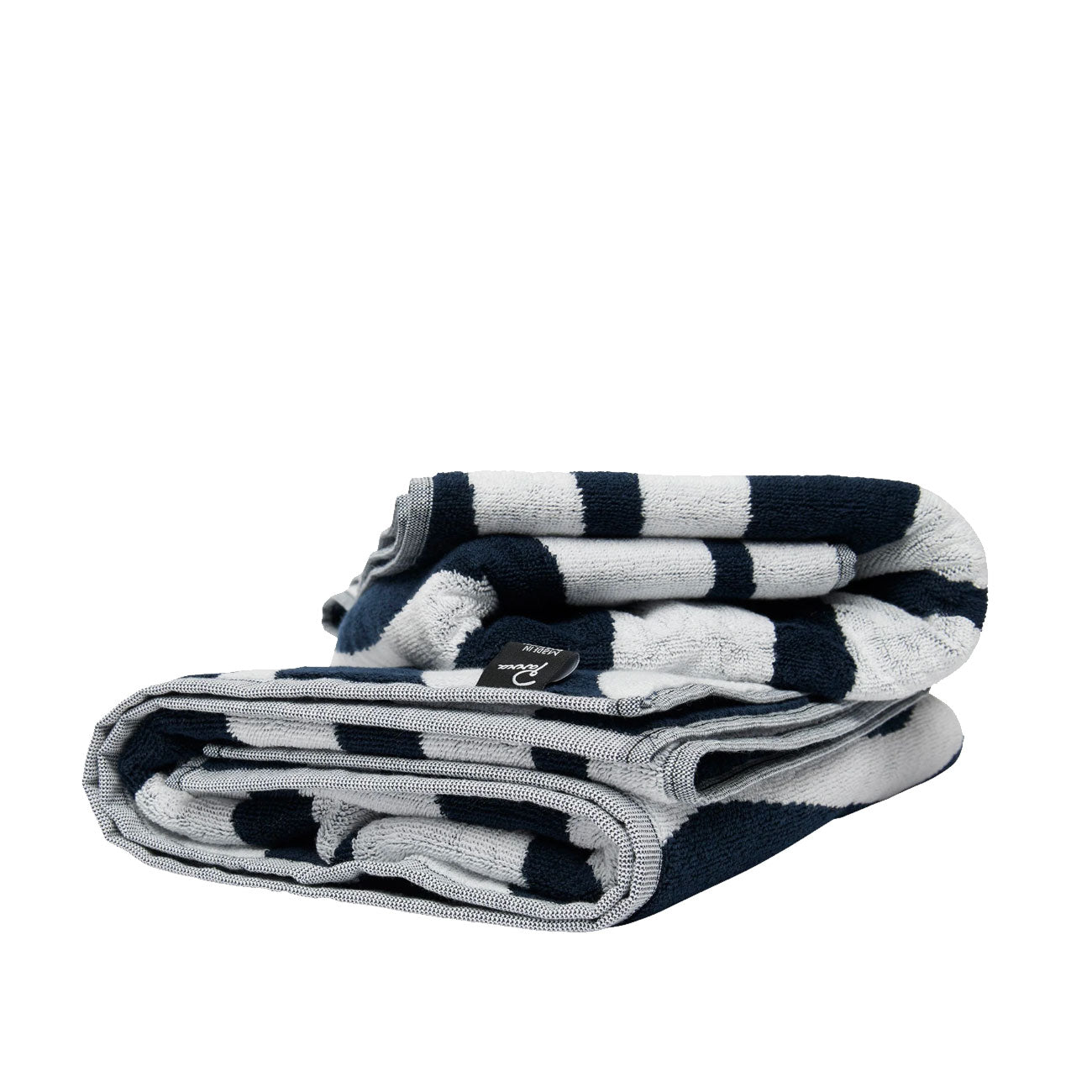 by Parra Waves Of The Navy Bath Towel (Navy / Weiß) - Allike Store