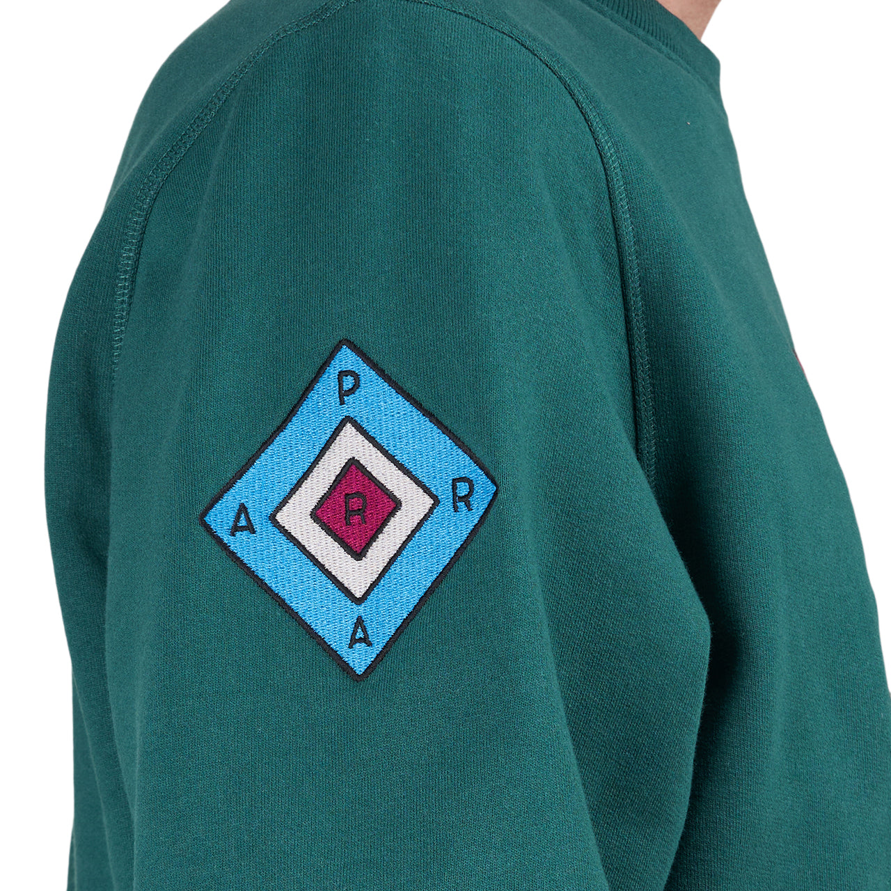 by Parra Blockhaus Crew Neck Sweatshirt (Grün) - Allike Store