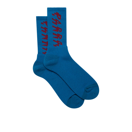 by Parra Shocker Logo Crew Socks (Blau)  - Cheap Witzenberg Jordan Outlet